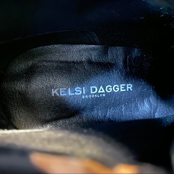 New! Kelsi Dagger Brooklyn Trek Lace Up Heeled Bootie 10 - Picture 8 of 14